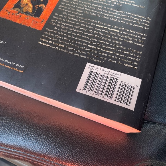 Art History Volume One by Marilyn Stokstad - Orange and Black Cover - Picture 3 of 3